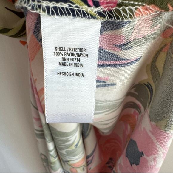 MSK floral maxi dress with wide elastic straps size medium - Picture 8 of 8